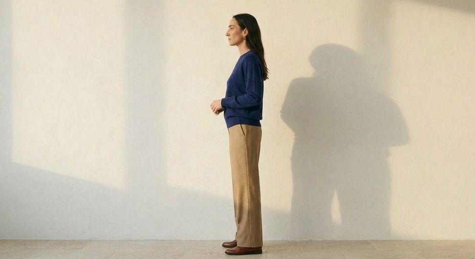 Sesión de fotos: la modelo de perfil